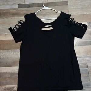 New women’s large distressed shirt